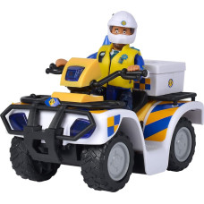 MIX Smoby 8367 Strażak Sam Quad Policyjny z Figurką
