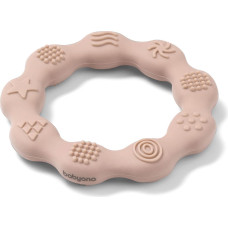 Babyono silicone teether ring beige 825/04