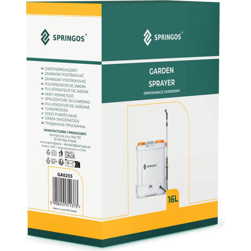 Springos Sodo purk&scaron;tuvas 16 l GA0255