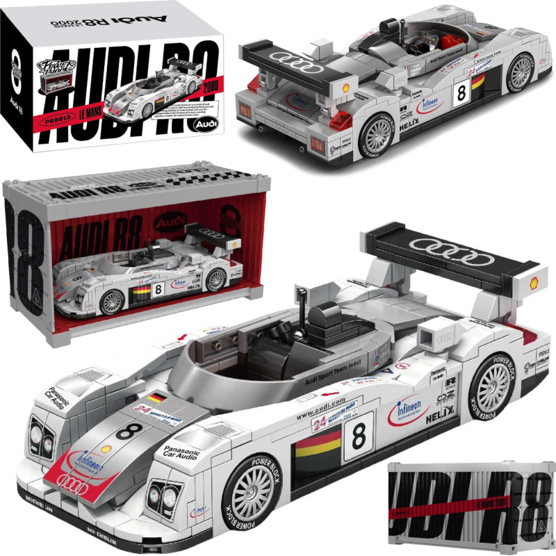 KLOCKI AUDI R8 LEMANS 2000 391 ELEMENTÓW