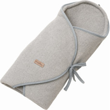 Wool wrapper Sierra 0-12m grey