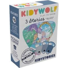 Kidywolf stāstu komplekts Alise, 3 stāsti projektoram KIDYSLIDE, KIDYSTORIES-AL