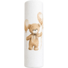 Ega Kids Diaper - 32637 - FLANNEL PRINT - EGA - TEDDY BEAR with BALLOONS  - size 70x80 cm