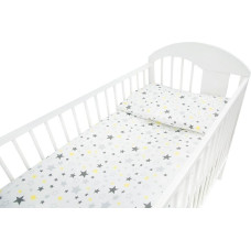 Ankras 2pcs bedding set 35/100 40/60 stars yellow