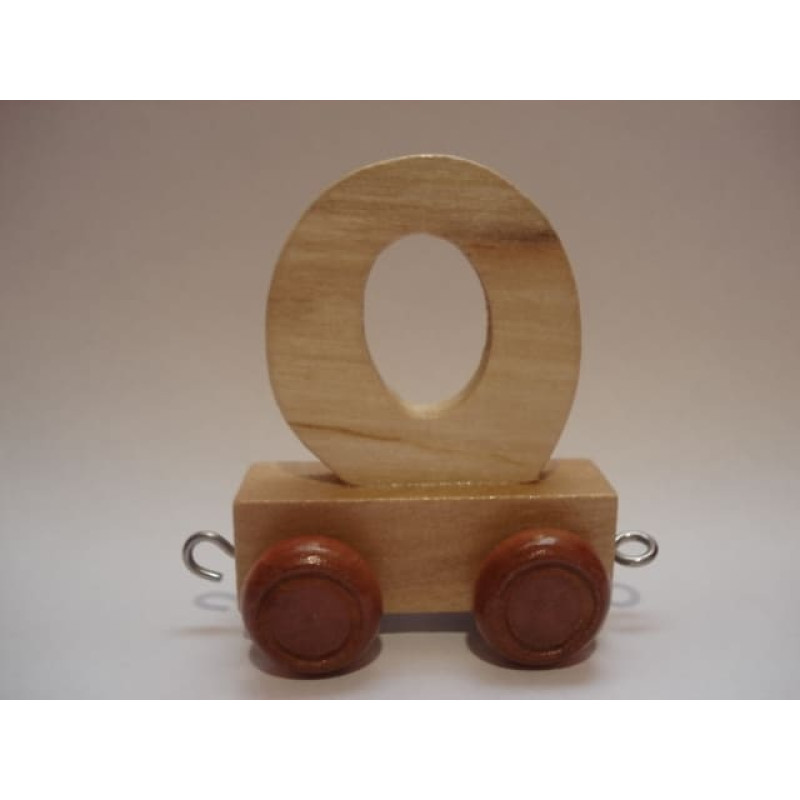 Eco Toys Wood Toys Letter Art.23701 Koka burts uz riteņiem