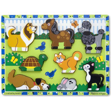 Melissa & Doug Melissa&Doug Puzzles Pets Art.13724 Koka puzle mazuļiem