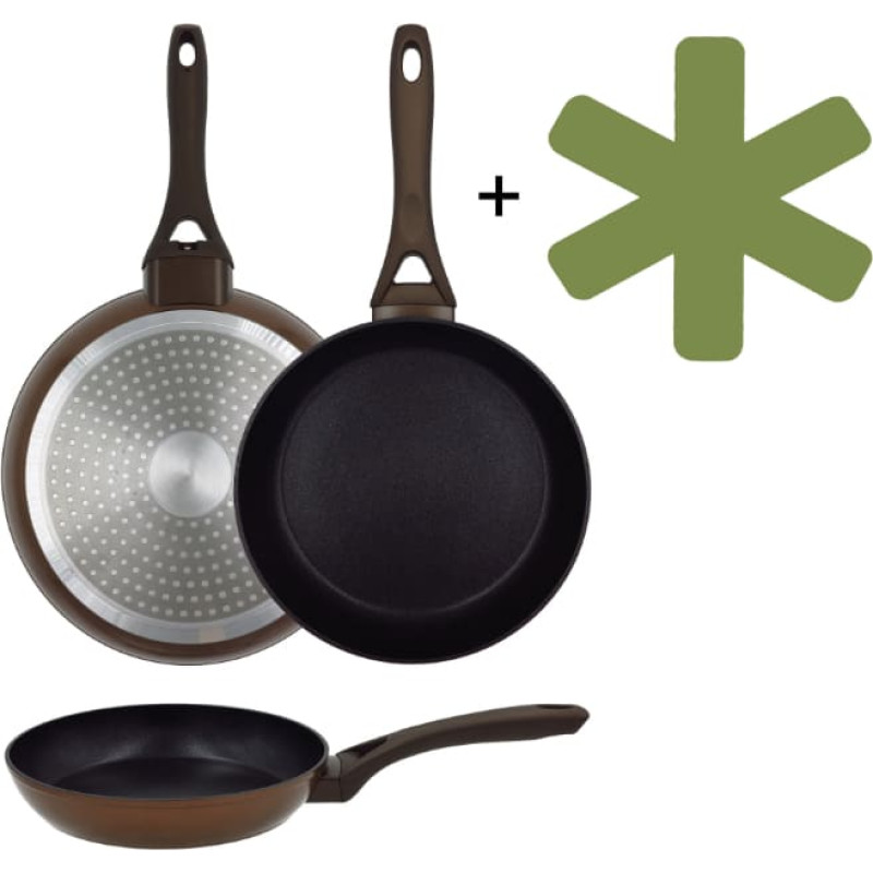 Newill Panna cepšanai Natura Ø26cm indukcijas brūna ar aizsargu