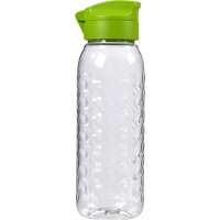 Curver Pudele Dots Bottle 0,45L caurspīdīga/zaļa