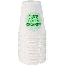 Gogreen Kompostējamās cukurniedru glāzes 250ml 10 gab./ 0,09kg