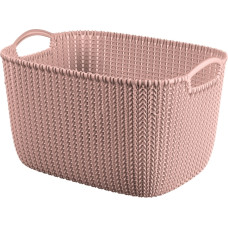 Curver Grozs Knit L taisnstūris 19L 40x30x23cm rozā