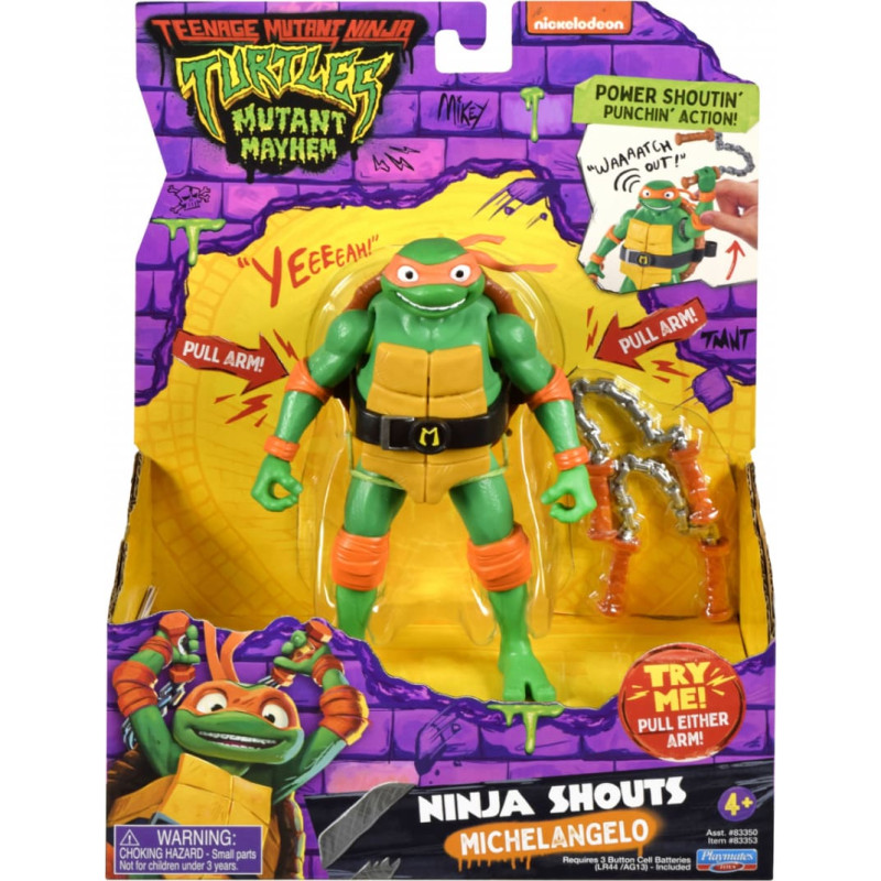 TMNT fig?ra Nindzja sauc Mikelandželo, 83353