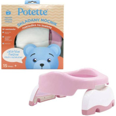 Potette Plus 2730B-PINK 2w1 Nocnik dla dziecka i nakładka na toaletę różowy