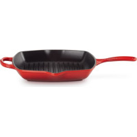 Le Creuset Čuguna grillpanna kvadrātveida 26x26cm sarkana