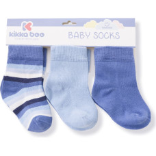 Baby socks Stripes Light Blue 1-2y