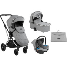 Stroller 3in1 Angele Chrome Grey