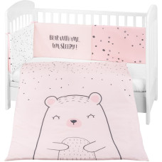 Bedding set 2pcs EU Style 60/120 Bear with me Pink