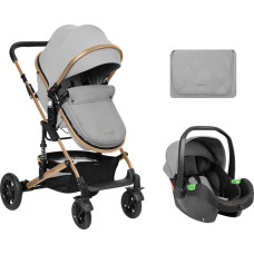 Stroller 3in1 transf. seat Amaia Light Grey 2024