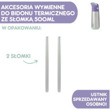 B.box BB00357SET Zestaw słomek do bidonu termicznego 500 ml, 2 szt