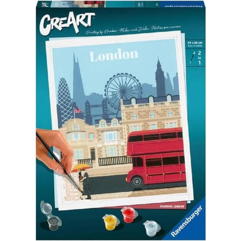 Creart Paint by Numbers London 23525
