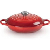 Le Creuset Čuguna katls sekls 30cm / 3,5L sarkans