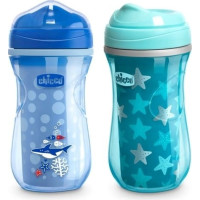 Chicco 081233 THERMAL MUG FOR DRINKING LEARNING 14M + BOY