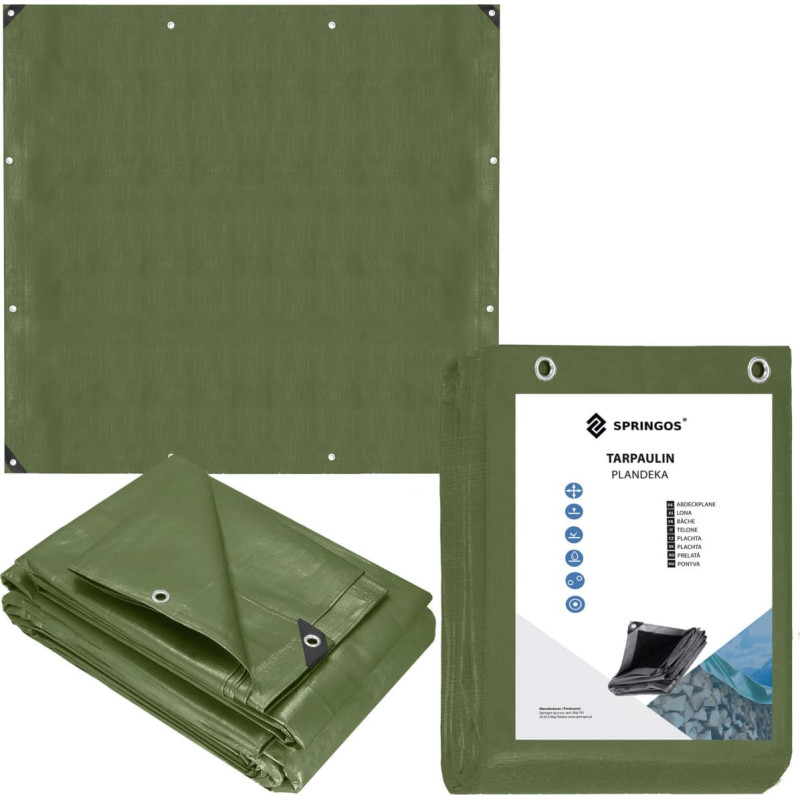 Springos Brezentas Springos GA2135 3x3m 120g/m2