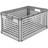 Keeeper Transportēsanas grozs ar kravnesību līdz 60kg Robert 60x40x32cm 64L pelēks