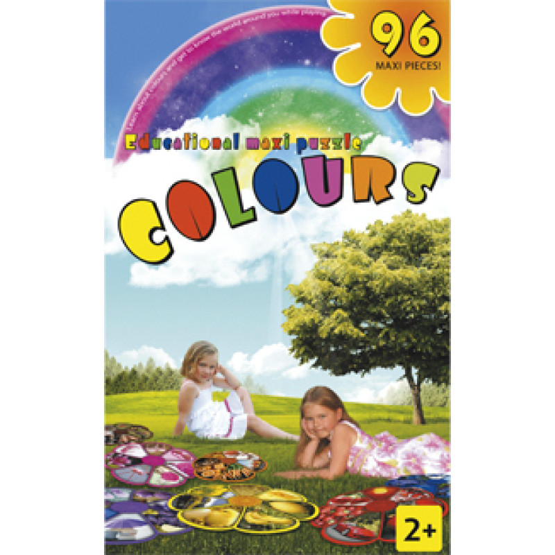 PIO Maxi dėlionė COLOURS, 3-6 metų vaikams