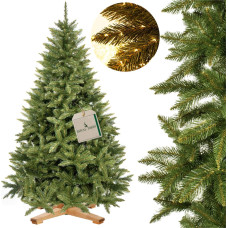 Springos CT0187 Dirbtinė eglė 220 cm Premium Royal Trees, Kaukazo eglė, su mediniu stovu