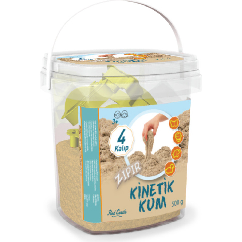 Red Castle kinetinis smėlis, natūralios spalvos 500 g