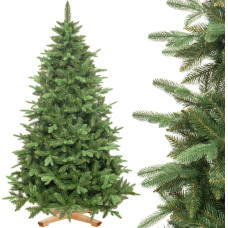 Springos Dirbtinė Kalėdų eglutė Premium Royal Trees Sibiro eglė su mediniu stovu Springos CT0183 220 cm