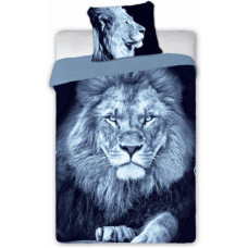 BEDDING SET WILD LION 160X200+70X80 COTTON.YOUTH.