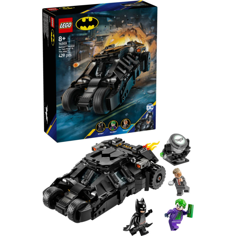 Lego Super Heroes Tumbler Batmana Kontra Dwie Twarze I Joker 76303