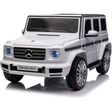 KIKKABOO įkraunamas automobilis Licensed Mercedes Benz G500 White