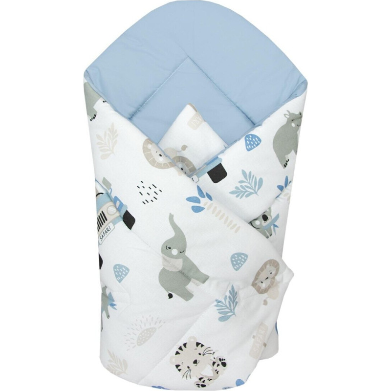 Ankras wrap blanket 80/80 zoo blue