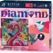 Kitfix DIY Deimančiukų menas „Flamingas“