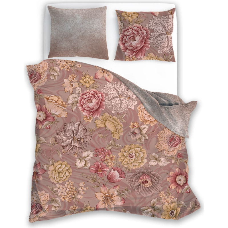 BEDDING SET 140X200+70X90 NOBILE 019 SATYNA BAW.FOTOPRINT.