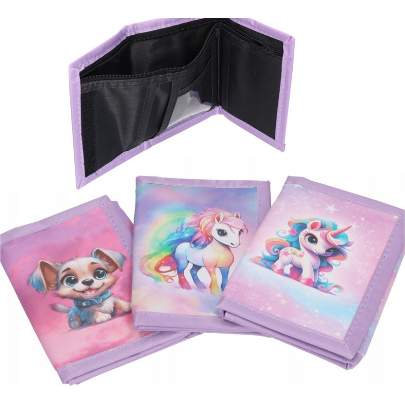 Other 610316 PORTFEL - FIOLETOWY MIX