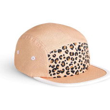 Kietla Apricot Leopard Cap 0-2 y 1555C+NATURAL DENIM 44-48cm