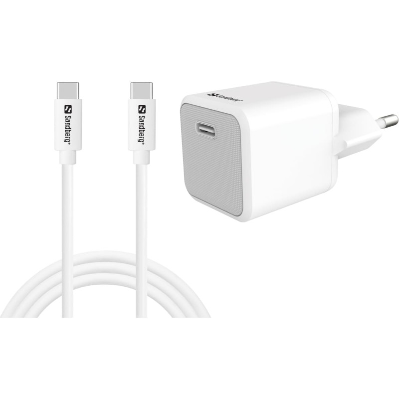 Sandberg 441-58 USB-C 20W Charger + cable 1M