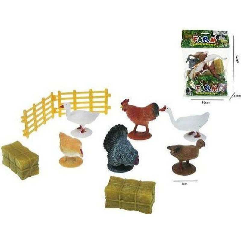 Other 38166 ZWIERZĘTA DOMOWE 10 CM 10 SZT