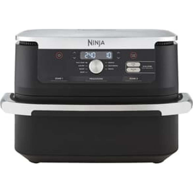 Ninja  karstā gaisa katls Double , 10.4l, 2470W, melns, nerūsējošais tērauds - AF500EU
