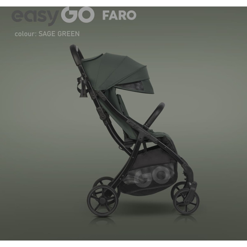 Euro-Cart EASY GO Sportinis vežimėlis FARO SAGE GREEN