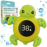 „Woopie BABY“ 2-in-1 vonios termometras vandens ir kambario temperatūrai matuoti, vėžliukas