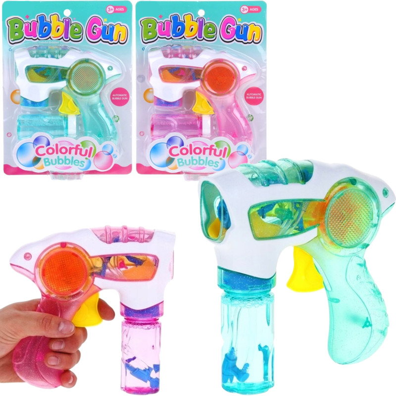 PISTOLET NA BAŃKI ZE ŚWIATŁEM 2 KOLORY