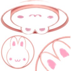 LED griestu lampas plafons bērnu istabai LUMELA + tālvadības pults zaķim