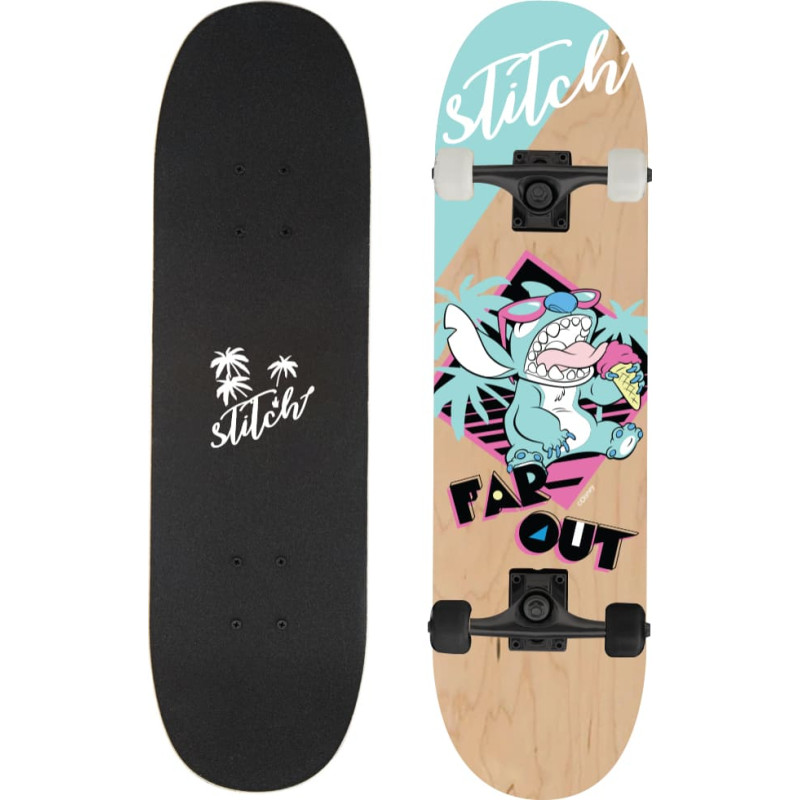 DISNEY BABY Didelis medinis riedlentė STITCH FAR OUT