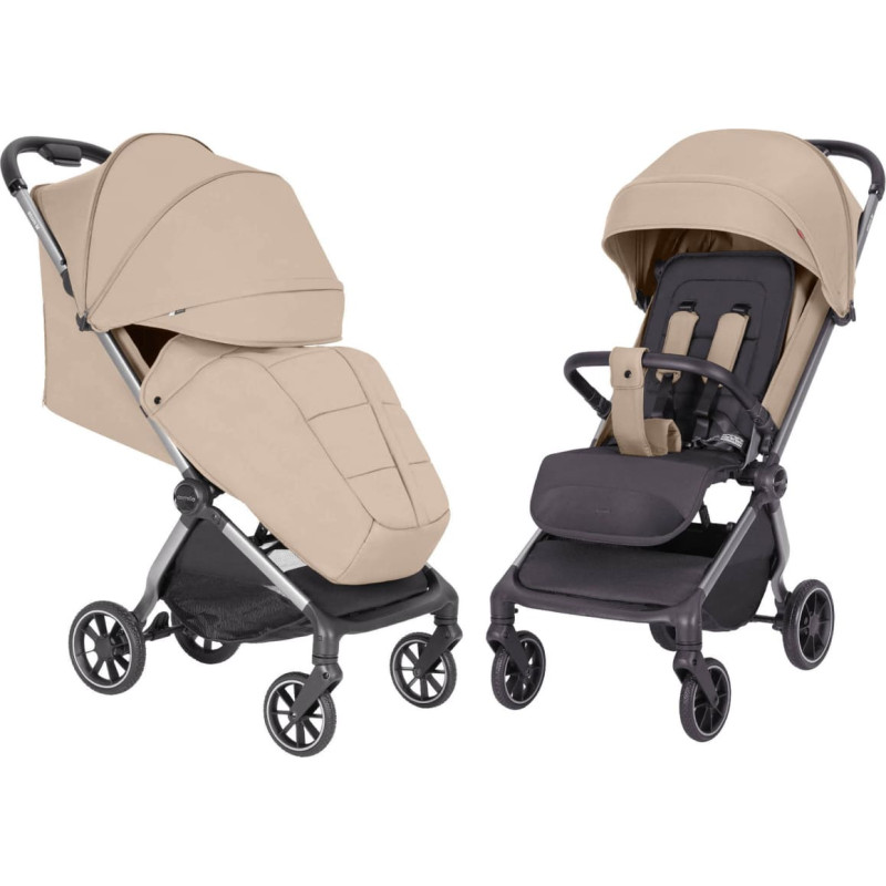 Carrello Baby vežimėlis pasivaikščiojimams Atom M CRL-5527 Snow Beige