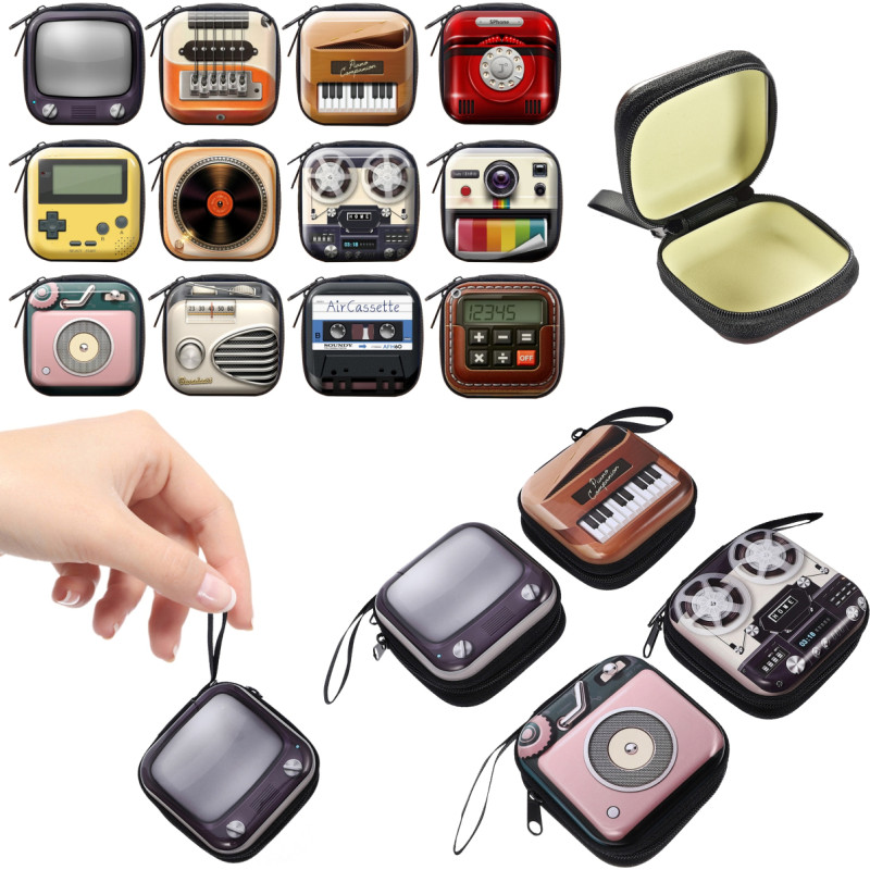 PORTFELIK METALOWY NA ZAMEK RETRO SPRZĘT