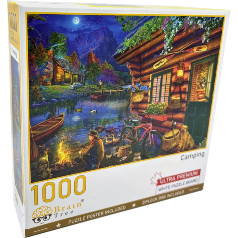 Brain Tree Games Brain Tree dėlionė, Stovyklavimas, 1000 det.